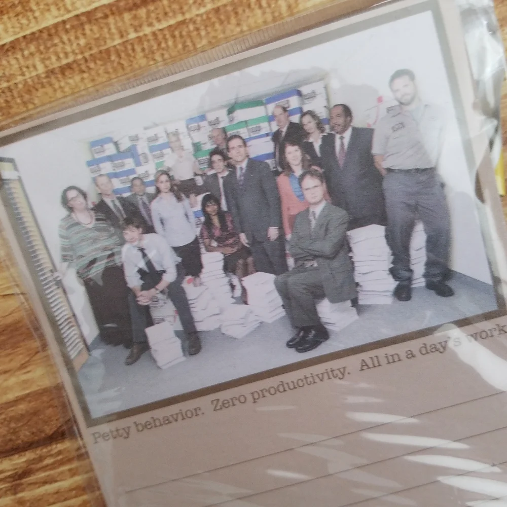 The Office Dunder Mifflin Magnetic Notepad Set NBC Universal Dwight Schrute